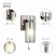 Wall lamp Rivoli Klara 3099-401 with switch 1 * E14 15 W Modern