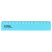 Ruler 15cm STAMM, plastic, with wavy edge, transparent, neon colors, assorted