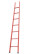 LSPD-2.0ATMGK single-section dielectric fiberglass ladder Telecom, abrasive coating of steps, hooks, metal ends (Soft ground) h=2100mm, steps.7
