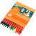 Wax crayons Gamma "Orange sun", 12 colors, (neon + classic) round, cardboard, European