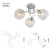Chandelier Rivoli Estefany 9131-303 3 x E27 40W Modern