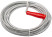 Plumbing cable for cleaning pipes 5 m x 6.0 mm
