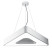 ERA Geometria LED Lamp SPO-153-W-40K-030 Delta 30W 4000K 2100Lm IP40 600*600*80 white pendant