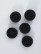 Coral Fine black disc 55 mm. set of 5 pcs.