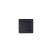 Pen meb. button met. SQUARE, matte black, AKS