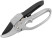 Pruning shears, ratchet mechanism, cutting.butt-to-anvil edges, teflon coatingblades, aluminum.The case is 200 mm