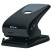 Berlingo "Office Soft" hole punch 65 l., metal, black, with ruler