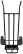 Two-wheeled manual trolley RAD HT250P