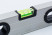 Anodized level with handles (3 acrylic indicators) 80 cm