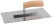 Stainless steel trowel, wooden handle, 270 x 130 mm