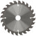 Circular saw blade for wood 140 x 20 x 24T + ring 20/16 mm