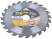 Circular saw blade for wood saws 216 x 32 x 24T + ring 32/30