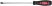 Screwdriver "Standard", CrV steel, rubberized black and red handle 8x200 mm PH3