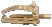 IB Universal puller with three grips (aluminum/bronze), 60 - 150 mm