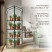 Greenhouse greenhouse on the windowsill Geoplastboard 59x39x160 cm 4 shelves color green