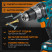 Cordless impact drill BORT BAB-21U (2x4A.h)