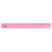 Ruler 30cm STAMM, plastic, transparent, neon colors, assorted