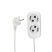 ProConnect extension cord 2 sockets, 3 m, 3x0.75 mm2, s/w, white