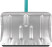 Shovel for snow removal, galvanized steel sidewalk, aluminum handle 500x330x1320 mm