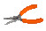 Pliers with elongated jaws 130mm