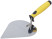 Stainless steel trowel, soft handle, Pro, plaster 190 mm