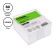 The block for records of the STAMP "Image", 9*9*4,5 cm, plastic box, white