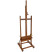 Easel outdoor studio Gamma "Old master", 59,5*59,5*190 (370) see, red lacquered beech