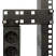 PMV1-RAL9005 Bracket for mounting 19-inch and vertical equipment on the side of racks (2 pcs. included)