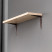 Shelf holder meth. 100*75 brown AKS