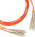 FC-D2-62-SC/PR-SC/PR-H-30M-LSZH-OR Patch cord fiber optic (cord) MM 62.5/125, SC-SC, 2.0 mm, duplex, LSZH, 30 m