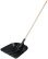 Plastic snow shovel, wooden handle 400x470x1600 mm