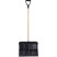 Bogatyr CYCLE STANDART snow shovel with wooden handle and V-handle