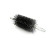 Ruff D58 reinforced with a ring, pile steel 0.30, M12 thread fit (14-358), brush for cleaning holes, heat exchanger, pipes, boilers, chimney