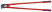 Ножницы для резки арматурной сетки, L-950 мм, 62 HRC, серые, 2-к ручки, сменная ножевая головка, кованый коннектор