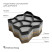 Molds for filling garden paths, 50x50x6 cm - 2 pcs