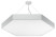 Светильник LED ЭРА Geometria SPO-121-W-40K-038 Hexagon 38Вт 4000K 4000Лм IP40 600*80 белый подвесной драйвер внутри