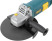 Angle grinder 2200 W; 6200 rpm; ClK 230 mm; 4.6 kg; used brushes; incline; float.start; repeat; box