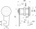 Swing door lock, mechanical 103-16 AKS