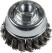 Cup brush with threaded connection, twisted wire BT 600 Z, 80