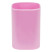 Подставка-стакан СТАММ "Фаворит", пластиковая, квадратная, розовая