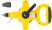 Geodetic tape measure, steel tape, yellow open plastic case, rubberized handle 30 m