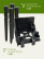 External connecting corners for borders Geoplastboard 58 mm black
