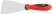 Spatula, stainless steelsteel, rubberized handle 100 mm