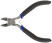 Mini side cutters, blue handles 110 mm