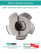 100 mm end milling cutter, 32 mm fit, 8 teeth EM45 100X8 032 PNMU 1205 KYCR (with coolant) for KYOCERA plate