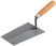 Finishing trowel, tool steel, wooden handle 180 mm