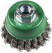 Cup brush with threaded connection, twisted wire BT 600 Z, 65, 358340