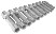 Set of end tubular keys 6 - 32 mm, 12 pcs
