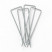 Garden staples for covering material U-shaped 20 pieces metal