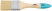 Flute brush, natural light bristles, wooden handle 2" (50 mm)
